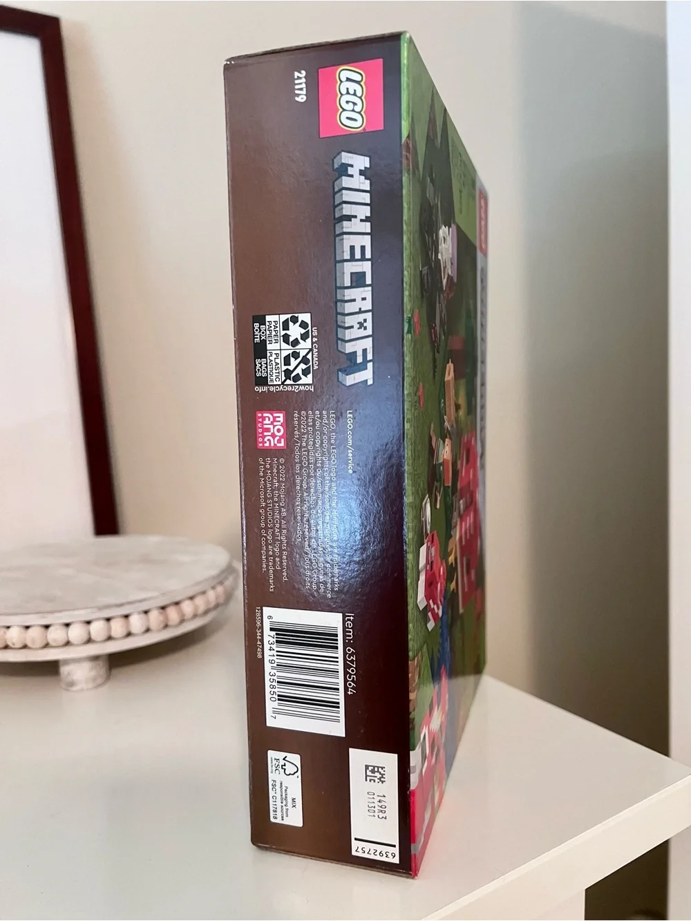 LEGO Minecraft The Mushroom House 21179 272 pcs Set Age 8+ Brick Separator Youth